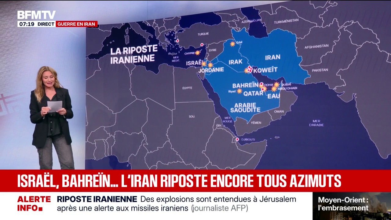 Bahreïn, Koweit, Qatar... L'Iran affirme cibler des "bases américaines" dans les pays du Golfe