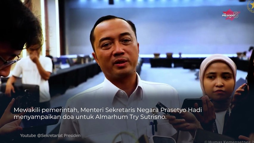 Pemerintah Sampaikan Duka Cita Mendalam Atas Meninggalnya Wapres ke-6 RI Try Sutrisno