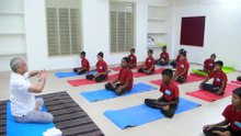 #DANG YOGA GONDALVIHIR SCHOOL VISIT BY #GUJARAT GOVERNOR