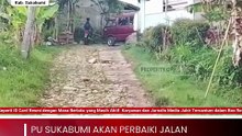 PU Sukabumi akan Perbaiki Jalan Jampangtengah yang Bikin Ibu Pascalahiran Ditandu, Anggaran Rp1,2 M