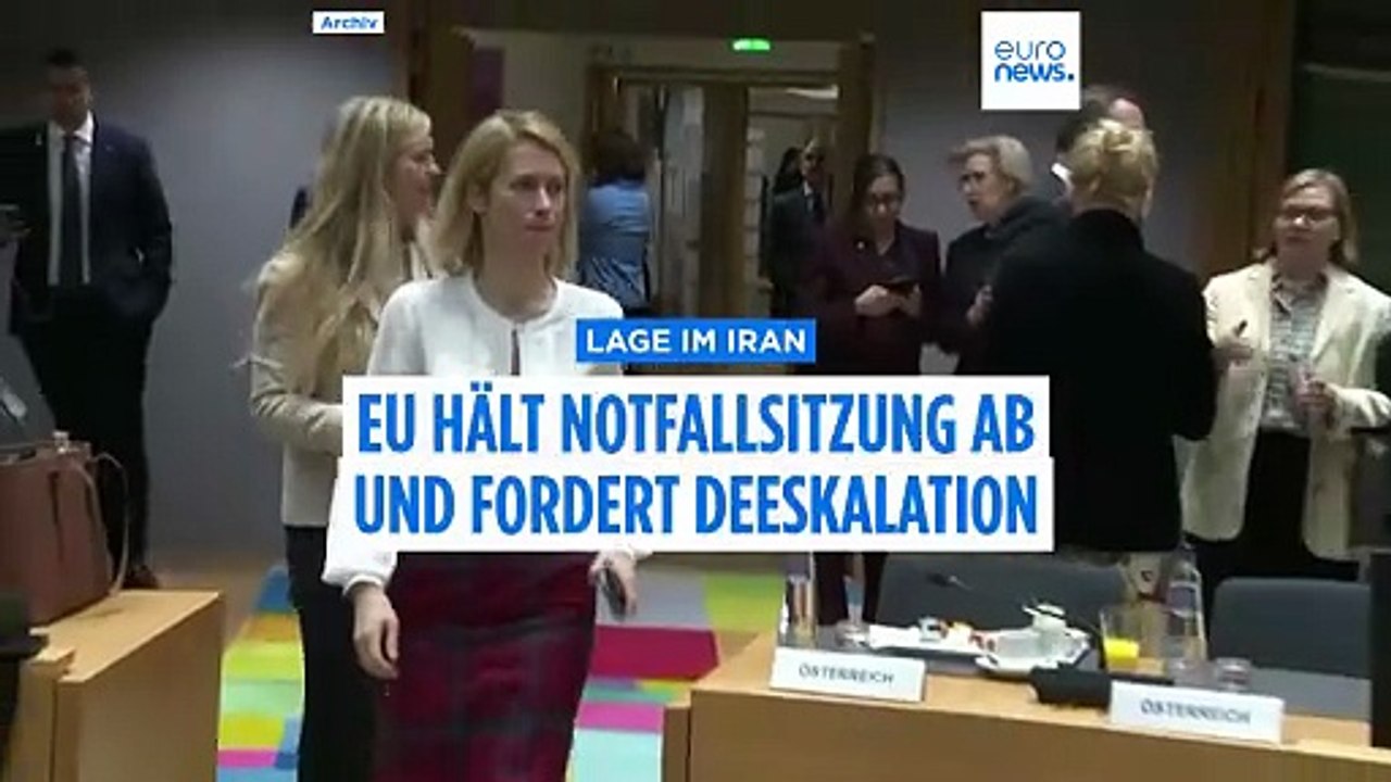 Krisencall der EU: Schutz für EU-Bürger, Zurückhaltung bei Regimewechsel im Iran