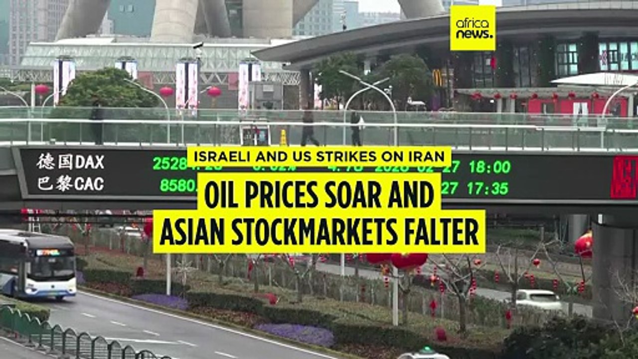 Oil prices surge, Asian stocks fall over Iran conflict