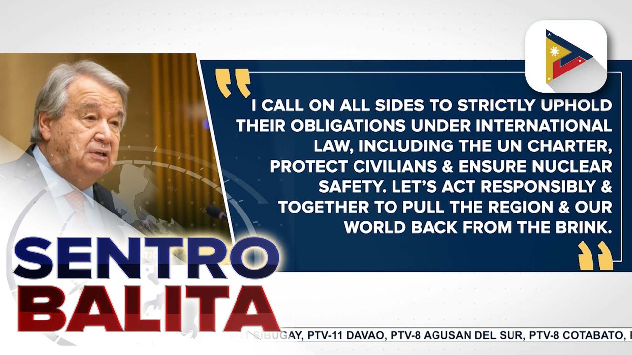 Ilang world leaders, nababahala sa sitwasyon sa #MiddleEast; pagtalima sa int’l law at pangangalaga sa mga sibilyan, iginiit | ulat ni Joshua Garcia/Bernard Ferrer