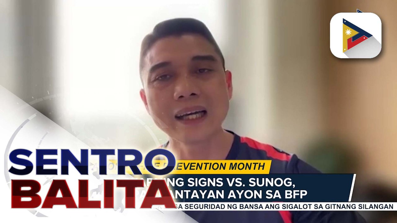Fire Prevention Month, umarangkada na; warning signs vs. sunog, dapat bantayan ayon sa | ulat ni Denisse Osorio