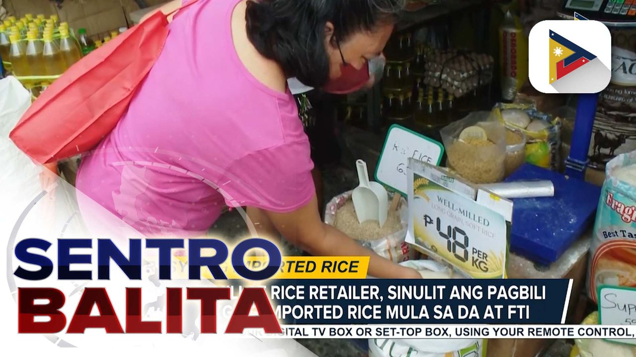 Mga mamimili at rice retailers, sinulit ang pagbili ng P48/kilo ng imported rice mula sa D.A. at FTI; presyo ng bigas, inaasahang bababa pa | ulat ni Gab Villegas