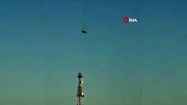 ABD'ye ait F-15 savaş uçağı düştü! Havada patladı, yerde alev aldı!