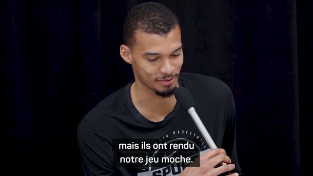 Spurs - Wembanyama : "Les Knicks ont rendu notre jeu moche"
