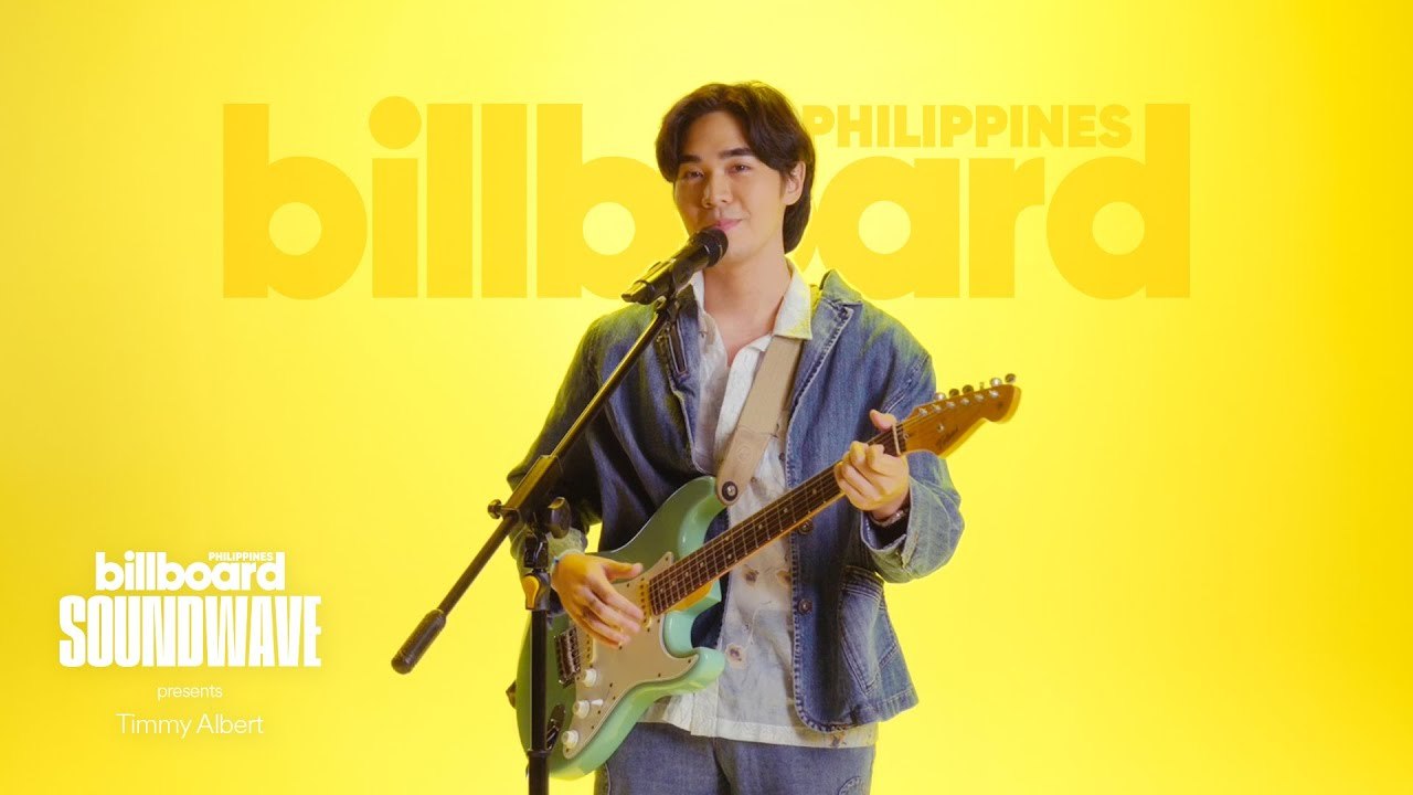 Timmy Albert's 'roses & sunflowers' on Billboard Philippines Soundwave