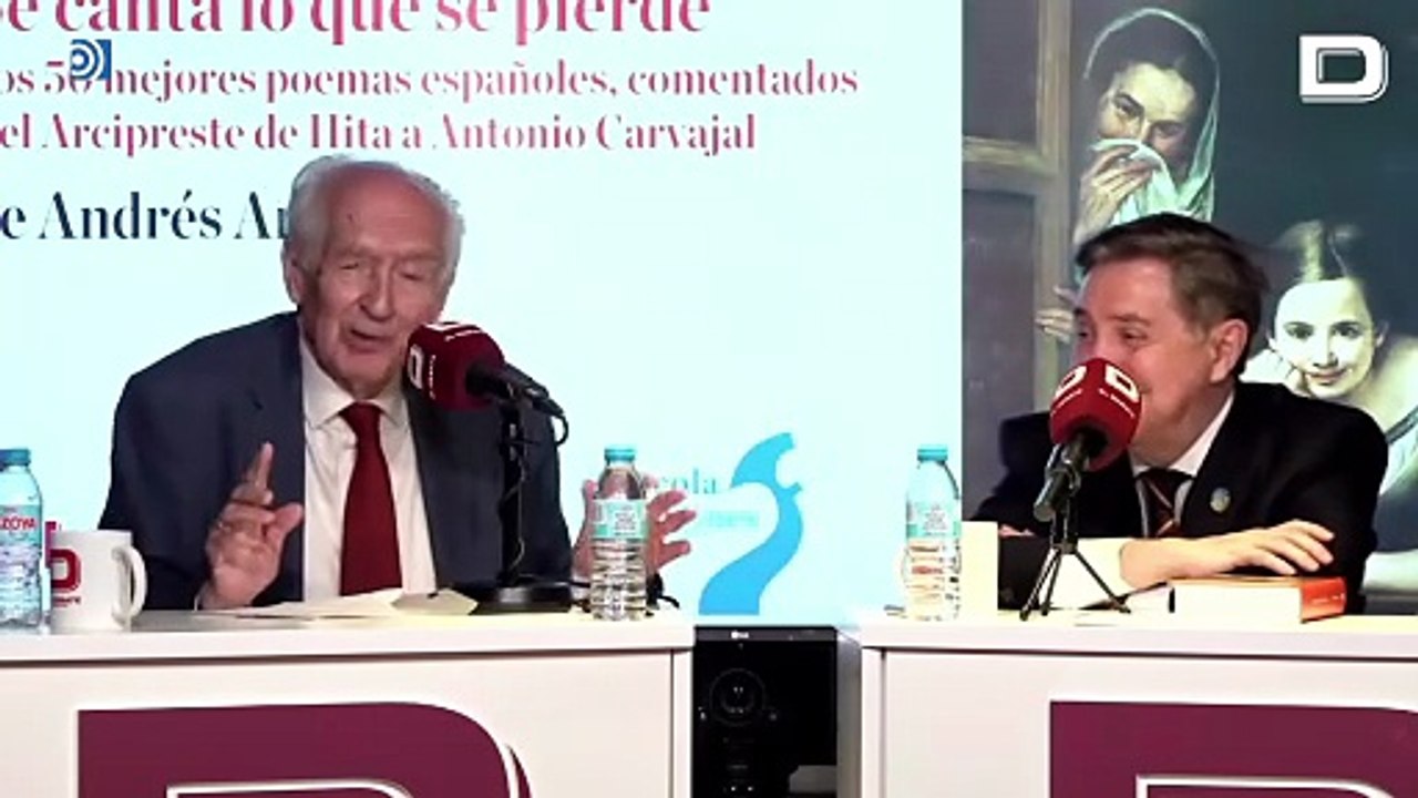 El discurso de Andrés Amoros en la presentación de su nuevo libro 'Se canta lo que se pierde'