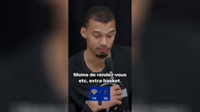 Spurs - Wembanyama frustré après la défaite : Il faut augmenter encore l'exigence