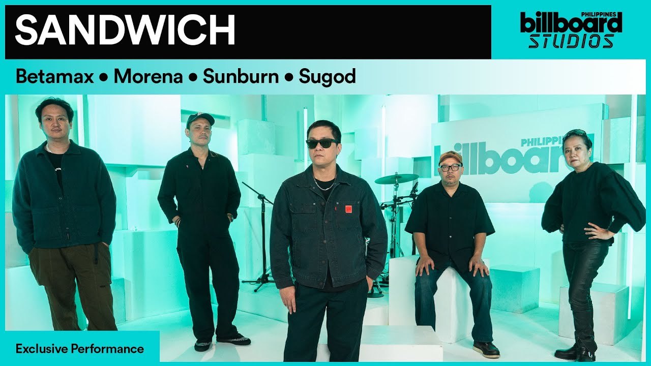 Sandwich performs 'Betamax,' 'Morena,'  'Sunburn', and 'Sugod' Live on Billboard Philippines Studios