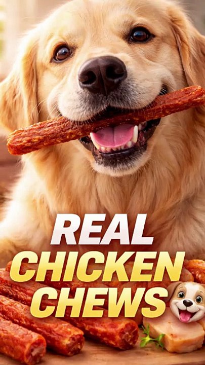 Pur Luv Chicken Jerky Dog Treats 16oz | Real Chicken High-Protein Chews