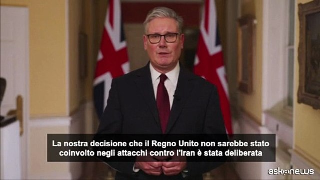 Starmer: concesso a Stati Uniti uso basi Uk contro missili iraniani