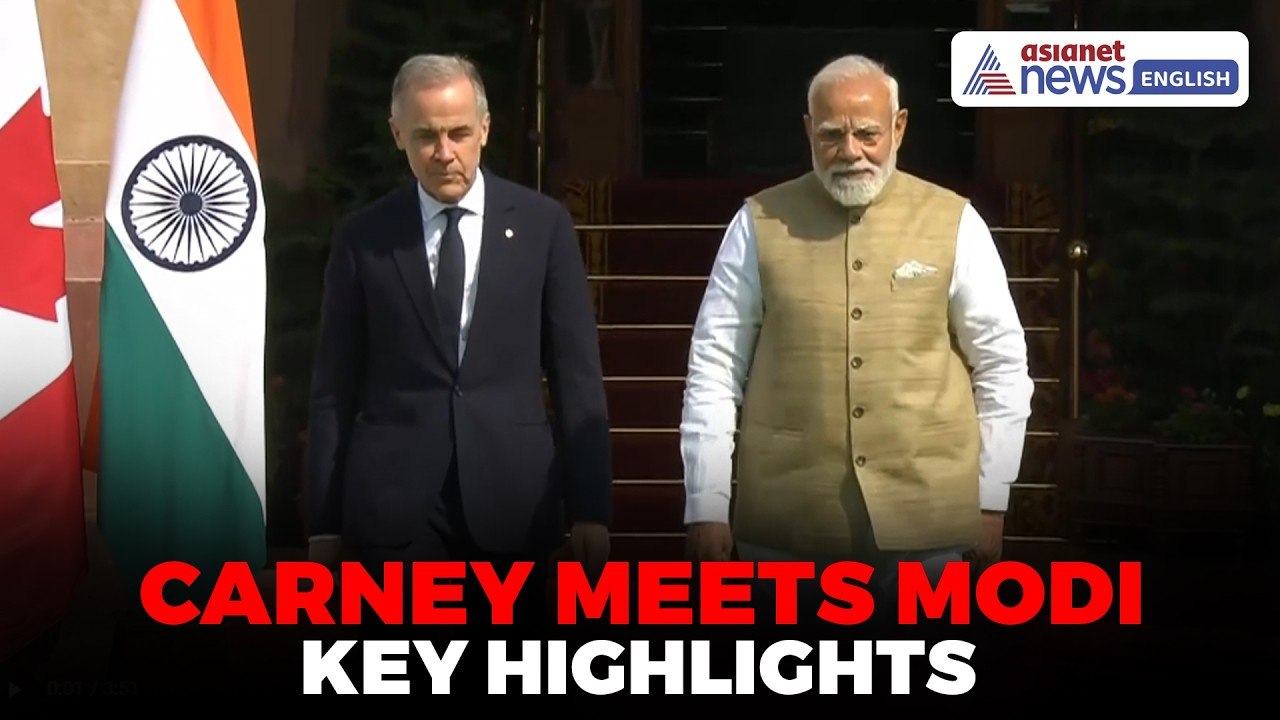 Canadian PM Mark Carney Meets Narendra Modi In Delhi | Key Highlights