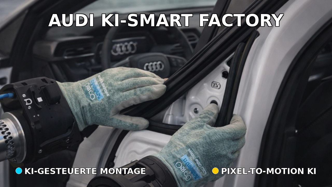 Audi bringt KI-gestützte Roboterhände ans Band