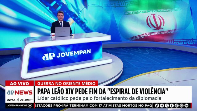 Papa Leão XIV pede fim da espiral de violência no Oriente Médio