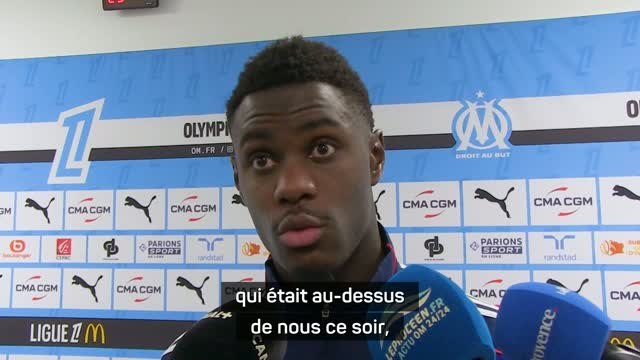 Lyon - Niakhaté après la défaite au Vélodrome : Marseille n'était pas au-dessus de nous