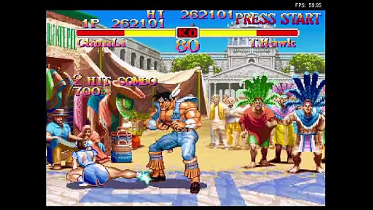 Super Street Fighter 2 (PS1/RetroArch) Chun-Li run!