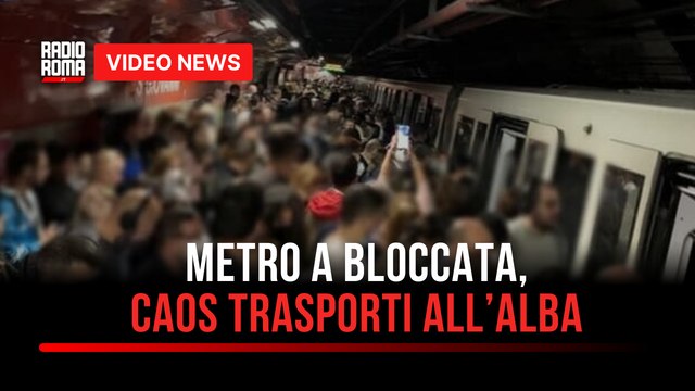 Metro A bloccata, caos trasporti all’alba