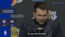 Doncic hails Djokovic as the 'GOAT'
