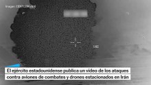 El ejército estadounidense publica un vídeo de los ataques contra los aviones de combate de Irán