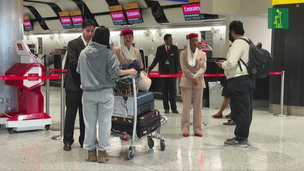 Cielo cerrado y viajeros bloqueados por el conflicto en Oriente Medio