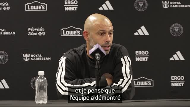 Inter Miami - Mascherano : L'équipe a démontré pourquoi elle était championne