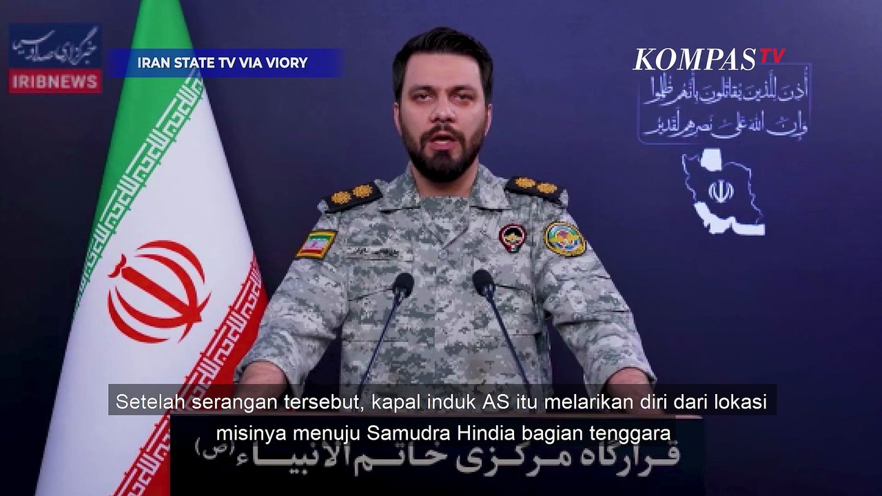 Militer Iran: USS Abraham Lincoln Dibombardir Rudal, Kini Kabur ke Samudera Hindia!