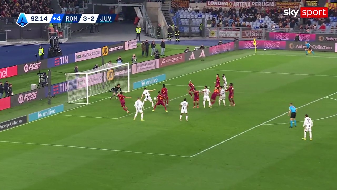 Roma-Juventus 3-3 27 Giornata 01-03-26 Sintesi di Sky