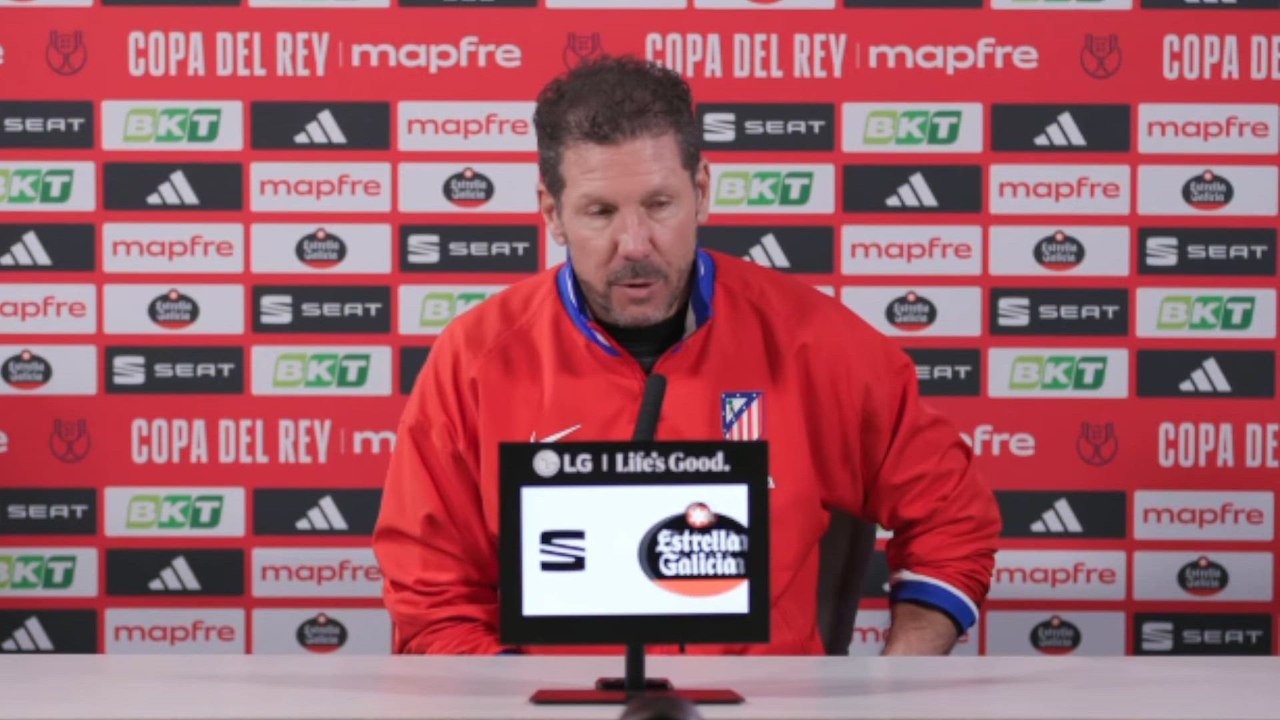 Rueda de prensa completa de Simeone previa al FC Barcelona vs. Atlético de Madrid, vuelta de semifinales de Copa del Rey