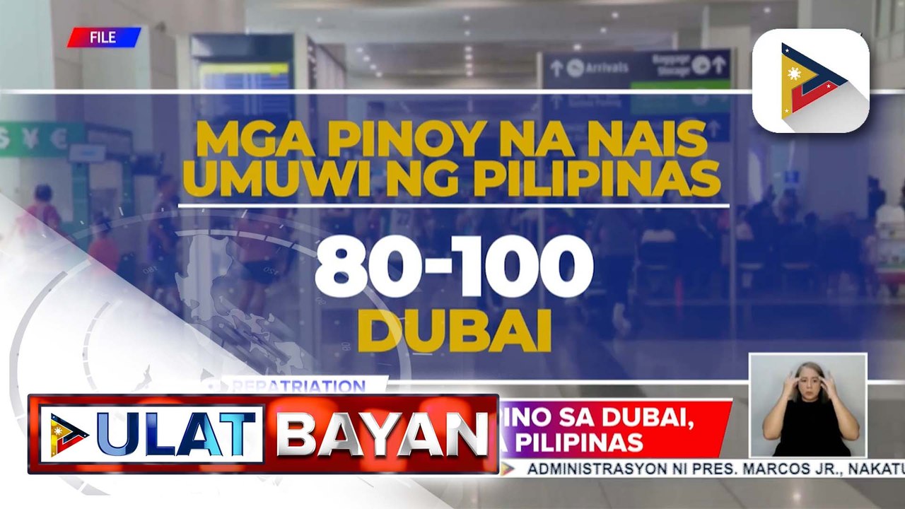 Malawakang repatriation, handang ipatupad ng pamahalaan sakaling lumala ang giyera sa Middle East | ulat ni Cleizl Pardilla