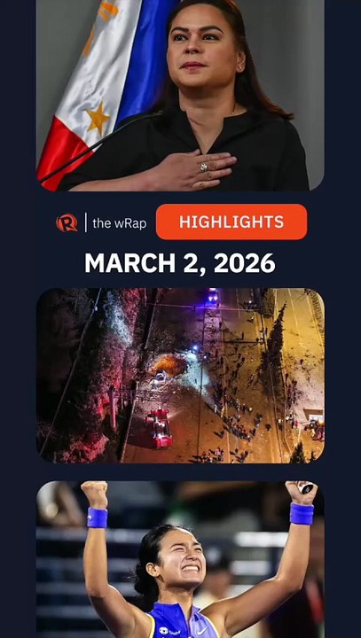 Today’s headlines: Sara Duterte, Middle East, Alex Eala | The wRap | March 2, 2026