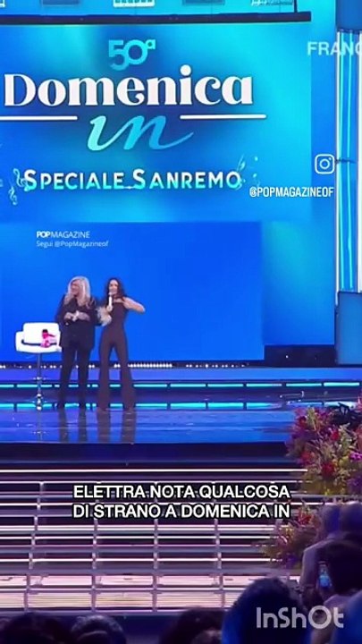 Elettra Lamborghini ospite a domenica in con Mara venier