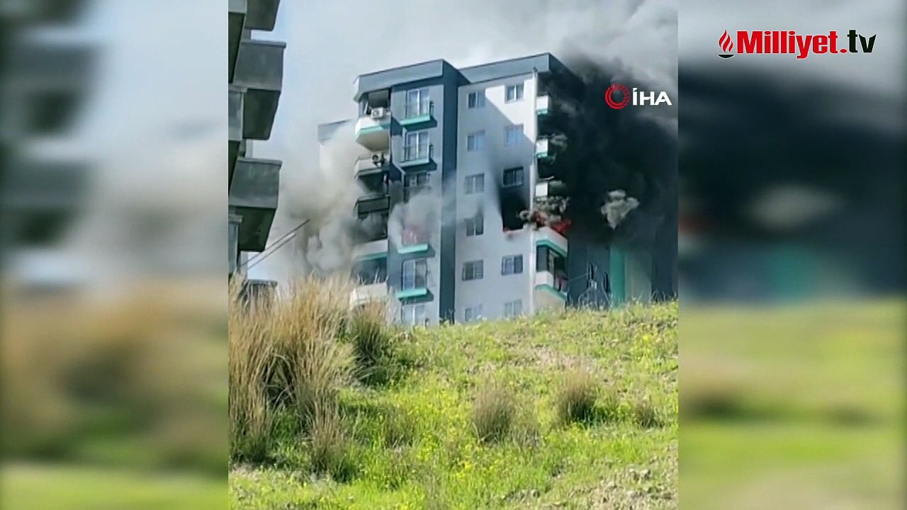 Adana'da yangın dehşeti! Polis havaya ateş açtı