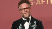 Seth Rogen gives emotional speech about accepting Catherine O'Hara's Actor Award after her death