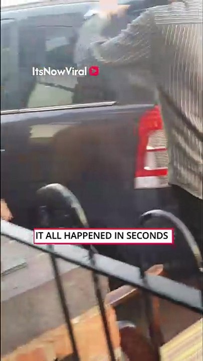 My Uber Driver Crashes Into Another Car 😳 || ItsNowViral