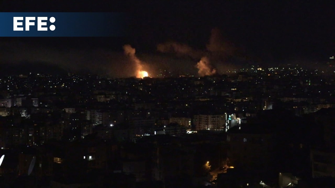 Israel bombardea Beirut tras un presunto lanzamiento de cohetes por parte de Hizbulá