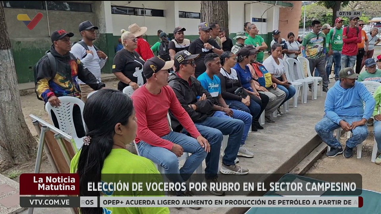 Productores agrícolas celebraron elecciones de voceros del sector campesino por rubros productivos