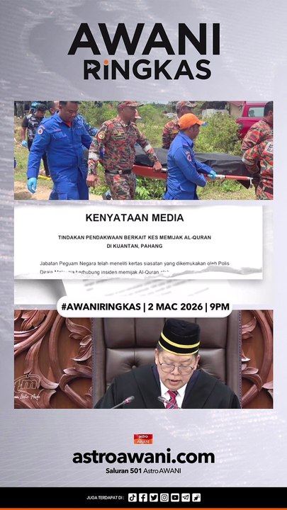 #AWANIRingkas 2 Mac 2026 | 9PM