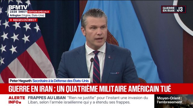 Guerre au Moyen-Orient: le secrétaire d'État à la Défense des États-Unis salue une des opérations aériennes les plus précises de l'histoire