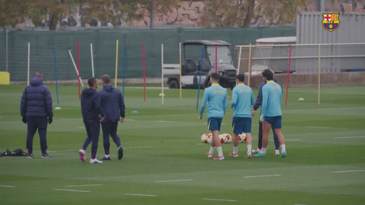 Entrenamiento del FC Barcelona