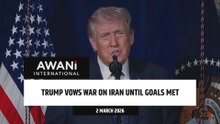 Trump vows war on Iran until goals met