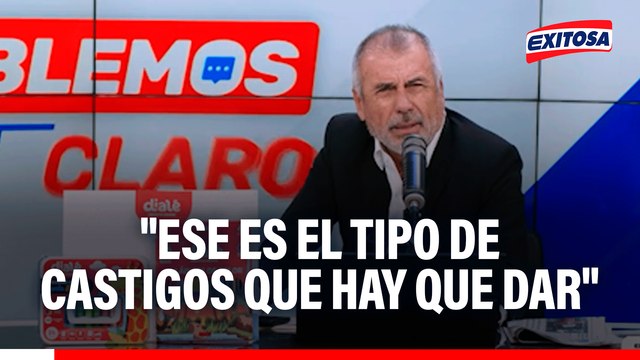 Lúcar plantea CADENA PERPETUA por actos de corrupción contra la salud, educación y seguridad