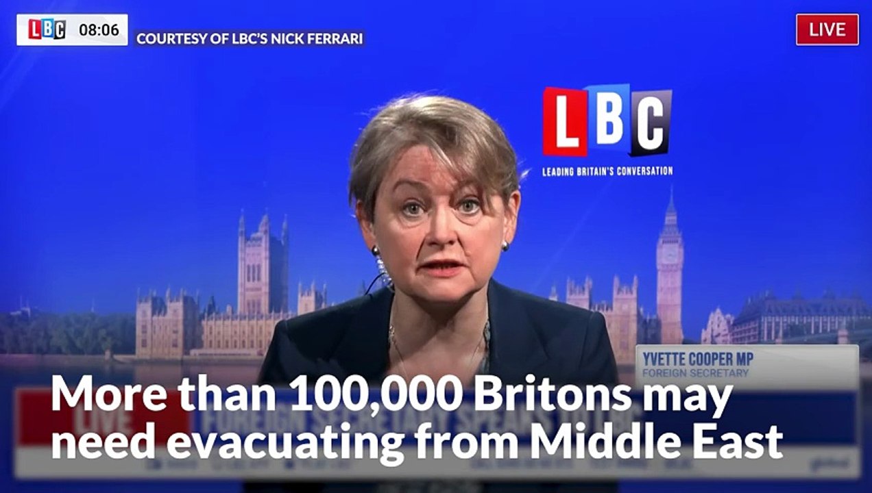 More than 100,000 Britons may need evacuating from Middle East