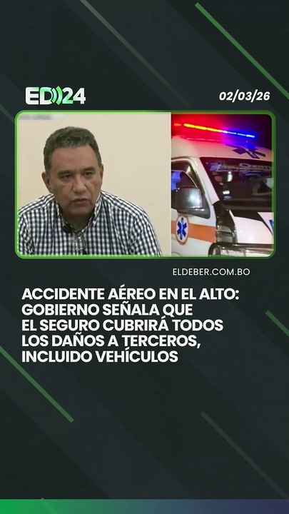 Gobierno señala que el seguro cubrirá daños a terceros, incluídos los vehículos afectados