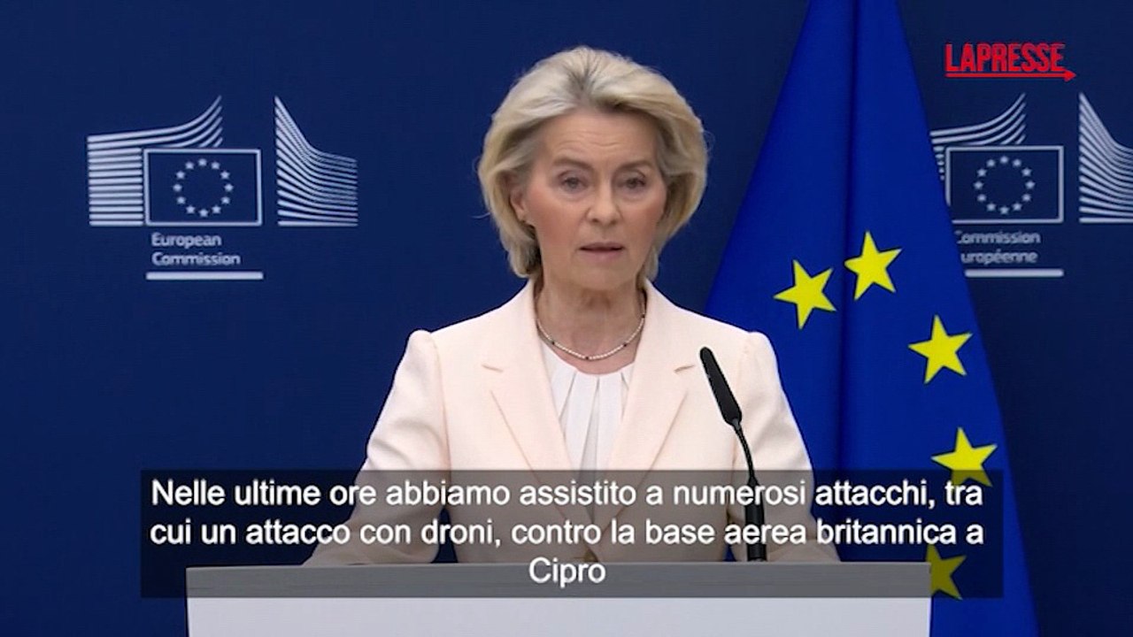 Iran, von der Leyen: "Dobbiamo essere preparati alle conseguenze"