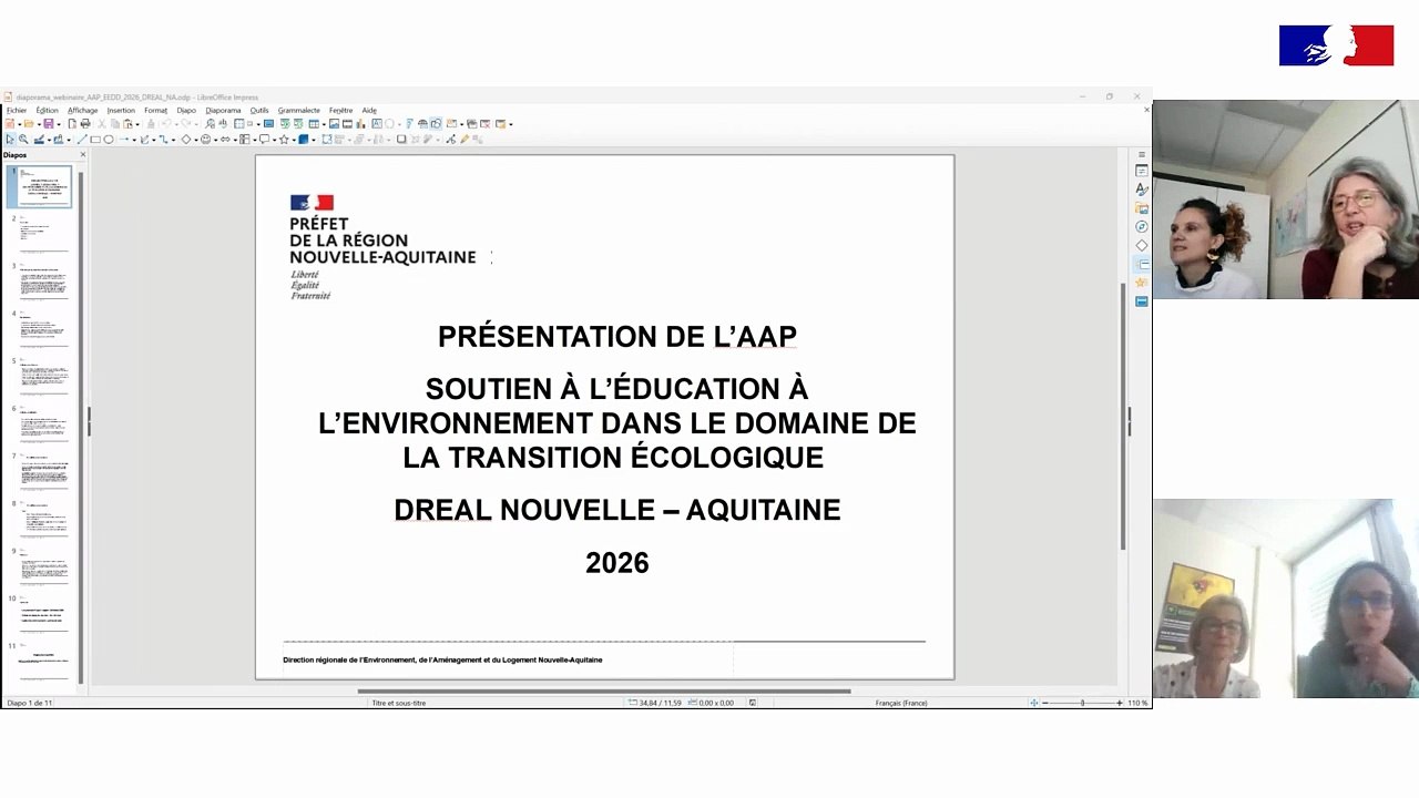 Replay du webinaire du 26 février 2026 - DREAL Nouvelle-Aquitaine