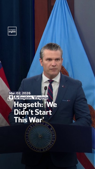 Hegseth: ‘We Didn’t Start This War’