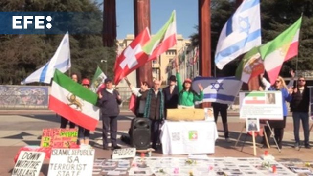 Iraníes se manifiestan ante la ONU en Ginebra contra el régimen de Teherán