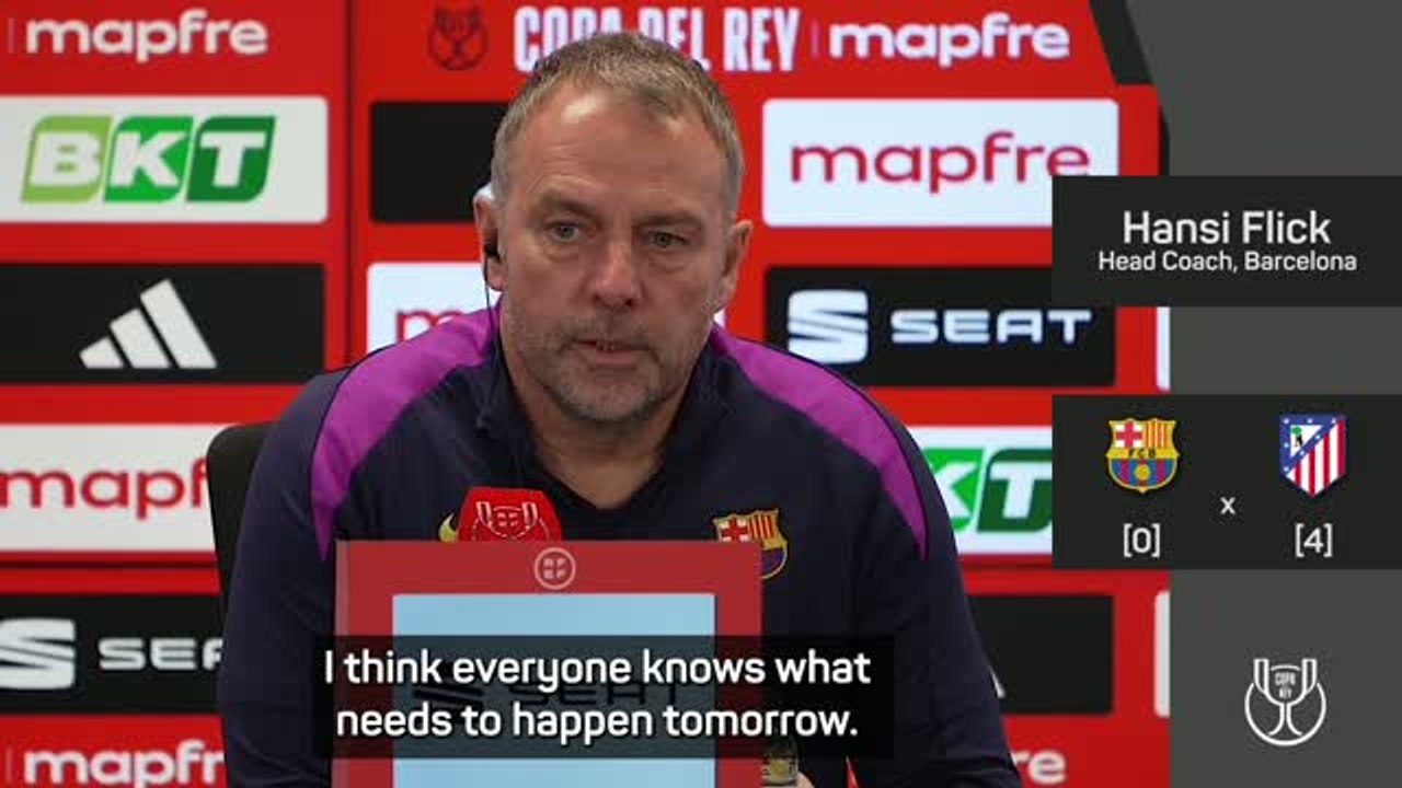 Flick aims to make the 'impossible possible' in Barca's Copa del Rey tie
